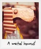 A metal hound!