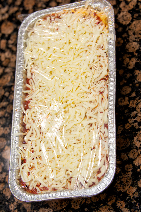 Quarter pan lasagna photo