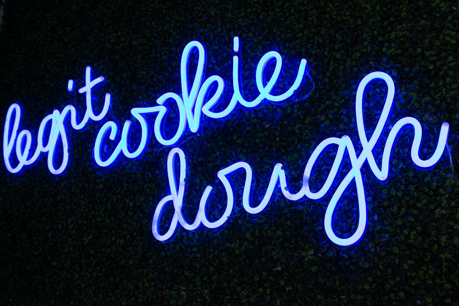 Legit cookie dough sign photo