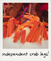 Independent crab legs!