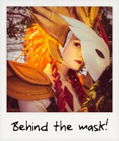 Behind the mask!