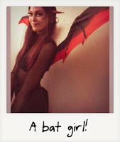 A bat girl!
