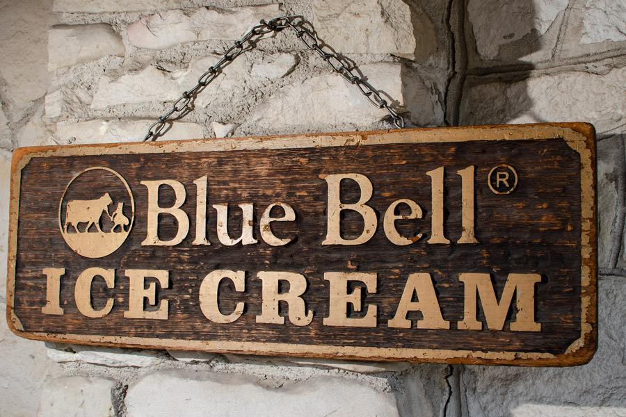 Blue Bell sign photo