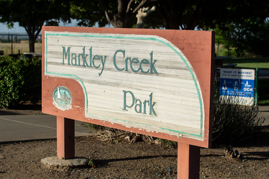 Markley Creek sign photo