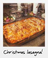 Christmas lasagna!