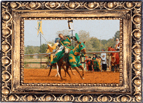 A knight unseated... A knight unseated...
