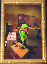 Kermit ready to move!