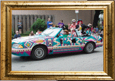 A party art car! A party art car!