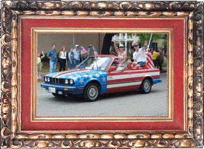 A patriotic BMW!