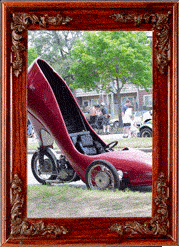 A giant red shoe!