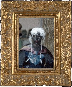 A female dark elf! A female dark elf!