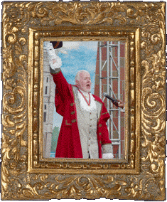 A town cryer!