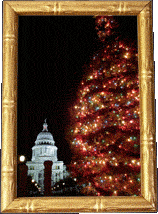 The Texas Capitol Christmas tree!