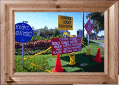 Udder Cowstruction stolen!