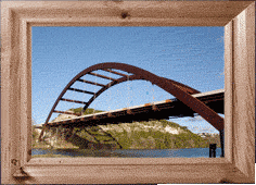 The Pennybacker Bridge! The Pennybacker Bridge!