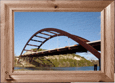 The Pennybacker Bridge!