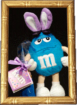 The Blue M&M! The Blue M&M!