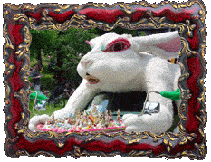 An evil bunny! An evil bunny!