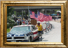 A patriotic car!