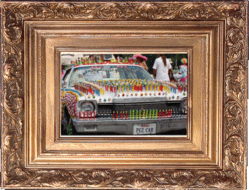 A Pez art car! A Pez art car!