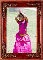 An Indian dancer!