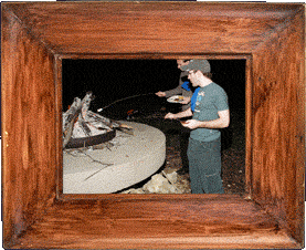 TimeGate roasting marshmallows!