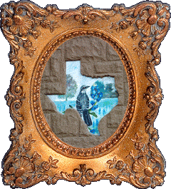 A bluebonnet cutout! A bluebonnet cutout!