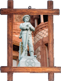 A Civil War statue! A Civil War statue!