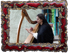 A harpist!