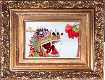 A Chinese dragon! A Chinese dragon!
