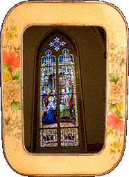 A stained glass window!