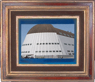 A blimp hangar!