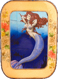 A submerged mermaid!