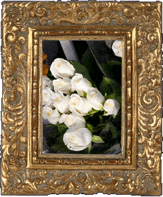 White roses!