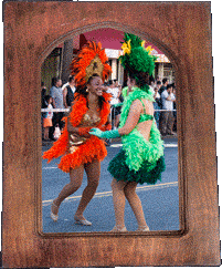 Orange and green! Orange and green!
