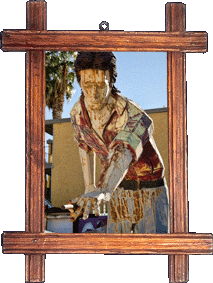 A cool dude shooting pool!