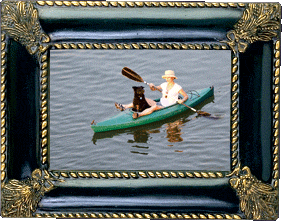 The dog paddle! The dog paddle!