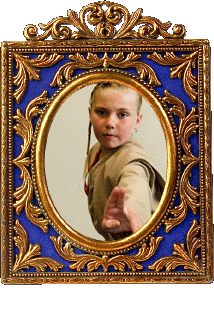 A young Jedi! A young Jedi!