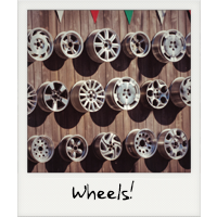 Car wheels!
