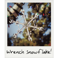 A snowflake wrench! A snowflake wrench!