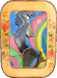 A rainbow mermaid! A rainbow mermaid!