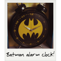 A Batman alarm clock!