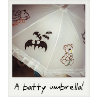 A batty umbrella!