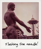 Flashing the needle!