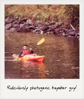 Ridiculously Photogenic Kayaker Guy!