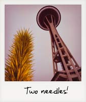 Two needles! Two needles!