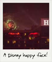 A Disney happy face!