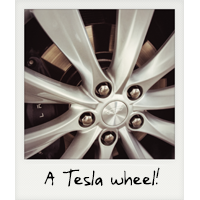A Tesla wheel!