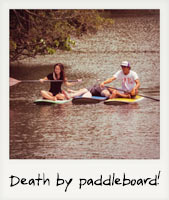 Death by paddleboard!