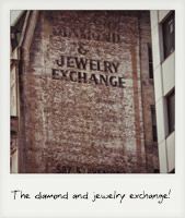 The diamond and jewelry exchange!
